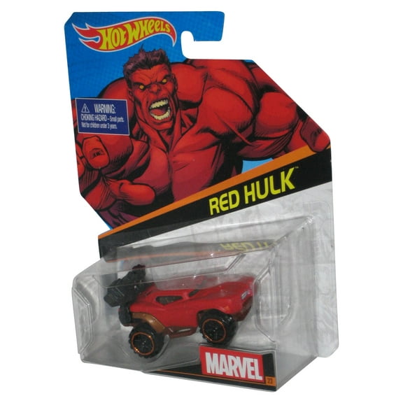 Marvel Comics Red Hulk (2014) Hot Wheels Toy Car #23