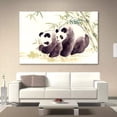 thumbnail image 2 of Wall26-Canvas Wall Art-Panda with Bamboo-Giclee Painting Wall Art for Bedroom Living Room Home Decoration - 32x48 inches, 2 of 4