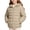 Khaki, variant on KyCheLot Boys Girls Zip up Jacket Solid Color Long Sleeve Hooded Outerwear Kids Winter Warm Windproof Coats