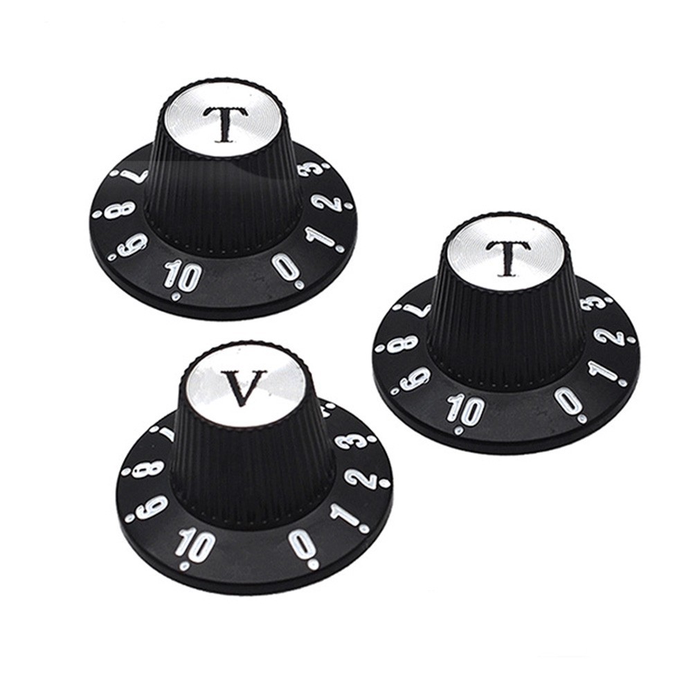 Leke Witch Hat Black Cap Volume & Tone Knobs, single & set Electric