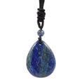 thumbnail image 3 of lionlar Pendentif Pierre Collier Bijoux Faits à la Main Accessoires Femmes Hommes Réglable Bleu, 3 of 8
