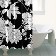 thumbnail image 4 of Pioneer Flower Floral Print Pattern Shower Curtain 36"x72" ,Bathroom Decorative Shower Curtains Set with 12 Hooks,Modern Waterproof Washable Shower Curtain, 4 of 6