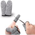 thumbnail image 1 of LAICAIW Finger Cots Cut Resistant Protector-20 Pcs Finger Covers for Cuts, Gloves Life Extender, Cut Resistant Finger Protectors for Kitchen, Work, Sculpture, Anti-Slip, Reusable, 1 of 7