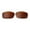 Brown - Polarized, variant on Walleva Titanium Mirror Coated Polarized Replacement Lenses for Costa Del Mar Ballast Sunglasses