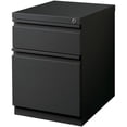 thumbnail image 3 of Bowery Hill 20"D Charcoal Mobile Pedestal File 2-Drawer Filing Cabinet Box/File, 3 of 6
