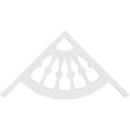 thumbnail image 4 of Ekena Millwork 48"W x 24"H x 1"P (12/12) Pitch Classic Wagon Wheel Architectural Grade PVC Gable Pediment, 4 of 5