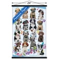 thumbnail image 3 of Keith Kimberlin - Puppies - Headphones Wall Poster with Wooden Magnetic Frame, 22.375" x 34", 3 of 3