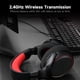 thumbnail image 3 of Auriculares LIBERTY GAMER NOUS Auriculares inalámbricos para juegos montados en la cabeza de 2,4 GHz Sonido envolvente virtual 7.1 Unidad de controlador de 50 mm Micrófono desmontable LIBERTY GAMER Auriculares, 3 of 7
