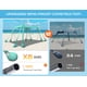 thumbnail image 5 of Carpa de playa Rengue de 3 x 3 m con protección UV UPF50+ con sacos de arena, 5 of 7