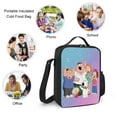 thumbnail image 5 of Family Guy Characters Backpack With Lunch Bag Pencil Case Schoolbag Lunchbag Daypack Lunch Box Pen Bag Satchel Bookbag 3pcs Set, 5 of 9