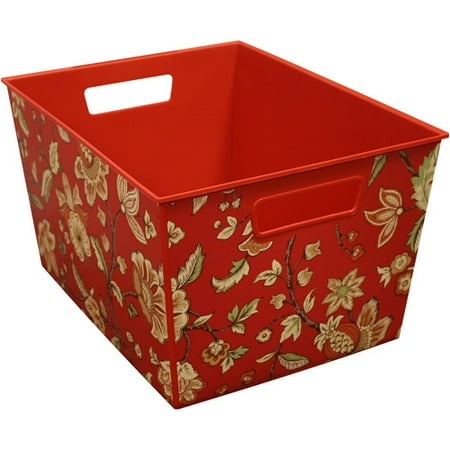 Better Homes&gardens Small Iml Bin Red Jack- 4pk