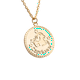 thumbnail image 2 of Collar para Mujer de Horóscopo LuckyLy, Acero Inoxidable con Baño de Oro 18k y Dije de Signo Zodiacal, Modelo Astra dorado UNITALLA, 2 of 8