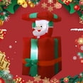 thumbnail image 3 of Fiudx Inflable Navideño con Luces Led Integradas, Poliéster Duradero, Ideal para Decoración Navideña, para Uso En Interiores y Exteriores, 1,5 M, Incluye Soplador, Cuerdas y Estacas., 3 of 6