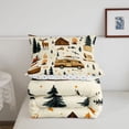 thumbnail image 5 of Catabedysis Camper Deer Print Twin Comforter Sets,Brown Cartoon Rv Bedding Set For Boys,Multicolor,Polkadot Reversible,2-Piece,1 Comforter and 1 Pillowcase, 5 of 7