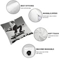 thumbnail image 6 of nygtbtfer Throw Pillow Cover Skaters Gonna Skate Skateboarding Related Lettering Quote About Skateboard Pillowcase Home Decorative Square Pillow Case Cushion Cover White, 6 of 7