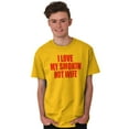 thumbnail image 5 of Love My Smokin Hot Wife Funny Spouse Men's Graphic T Shirt Tees Brisco Brands S, 5 of 6