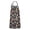 Black Princess Castle, variant on Ballerina Princess Pattern Apron-Garden Aprons for Women with Pockets-Cotton Linen Waterproof Kitchen Cooking Gardening Aprons Adjustable for Kitchen,Cooking,BBQ and Salon 33x27 Inch