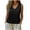 Black, variant on Summer Tank Tops for Women V Neck Sleeveless Casual Loose Beach Vacation Tops Solid Fashion Comfy Tank Top, Pink M
