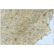 National geographic adventure map: united states, southeast - folded map: 9781566957205