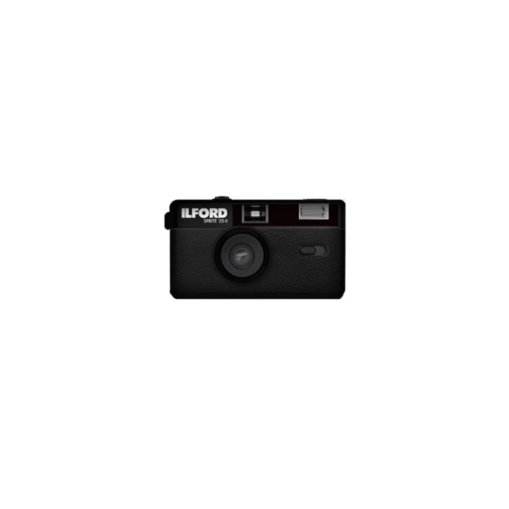 Ilford Sprite 35II Reusable/Reloadable 35mm Analog Film Camera (Black)