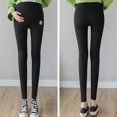 thumbnail image 1 of Leggings para embarazadas, ropa exterior de primavera y verano, pantalones de mujer embarazada de talla grande, pantalones elásticos finos, pantalones de cintura alta para el embarazo, 1 of 6