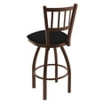 thumbnail image 2 of 810 Contessa 25" Swivel Counter Stool with Bronze Finish and Black Vinyl Seat, 2 of 2