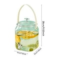 thumbnail image 2 of 3 Gallon Beverage Dispenser - Leak proof Juice Dispenser Sealed Plastic Lemonade Dispensers with Anti-Rust Lids Drink Jug for Parties Home Kitchen Camping with Spigot（1 Packs）, 2 of 2