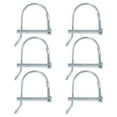 thumbnail image 1 of Pasador de Acoplador de Remolque Uxcell, Pasador de Enganche de Bloqueo de Eje Pto con Oreja - Adecuado para Equipos de Jardín y Acero al Carbono 3/16" x 1-5/8", 1 of 6