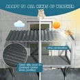 thumbnail image 3 of Haverchair Catio Cat Window Perch Outdoor, 360° Catio Cat Enclosure Window for Indoor Cat with Waterproof Roof, Cat Window Box with Metal Mesh Cat Door for Sunbathing, Napping, Overlook, 3 of 9