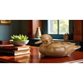 thumbnail image 3 of Duck Statue Home Decor Knick Knacks Duck Sculpture Hand Carved Shelf Decor for Home, Office Desk Cute Animal Figurine Unique Gift for Holidays Housewarming (Brown), 3 of 4