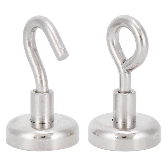 Gancho magnético de pesca, herramienta para colgar en la cocina, piezas de Hardware, revestimiento de 3 capas N35, 2 uds.
