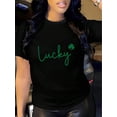 thumbnail image 2 of Women'S Stylish Casual Active Sportswear for St. Patrick'S Day, Celebrating Ireland—Breathable, Moisture-Wicking, Lightweight, Comfortable, And Soft Printed Sports T-Shirt., 2 of 8