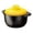 #-【Jaune】| Casserole de camping, variant on Cocotte en Céramique Émaillée Haute Température - Mijoteuse, Compatible avec la Plaque de Cuisson et le Four, Antiadhésive et Résistante, Jaune, JKODE