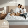 thumbnail image 5 of Twin Size Mattress-8 Inch Medium Firm Hybrid Mattress with Cooling Gel Memory Foam, 5 of 12