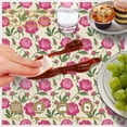 thumbnail image 6 of Pioneer Flower Floral Print Pattern Round Tablecloth 60 X 60 Inch, Wrinkle Resistant Wipeable Table Cloth for Kitchen Dining Picnic Patio Party, 6 of 6