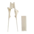 thumbnail image 1 of MERIGLARE Training Chopsticks Both Left Right Hands Easy Grip Utensils Easy to Carry Aid, 1 of 9