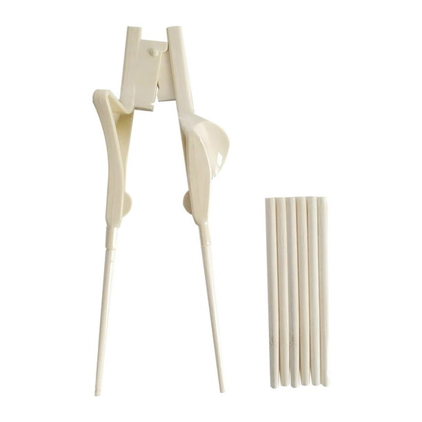 Cubiertos de Palillos de Entrenamiento Fernando Reemplazables para Entrenadores Principiantes de Edad Avanzada