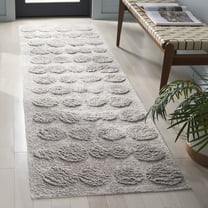 Safavieh Easy Care Nader Solid Machine Washable Runner Rug, Gray, 2'3" x 9'