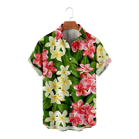 

MLFU Men s Floral Hawaiian Shirts Short Sleeve Classic Beach Shirts Cheap Clothes Regular & Big Man Sizes