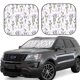 thumbnail image 1 of Balery Lavender Flowers Parasol para parabrisas de coche de 2 piezas | Parasol plegable para parabrisas delantero de coche para la mayoría de sedanes-Small, 1 of 6