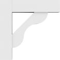 thumbnail image 3 of 5"W x 20"D x 20"H Standard Carmel Architectural Grade PVC Bracket With Block Ends, 3 of 8