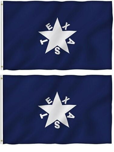 3x5 Texas Flag 3'x5' House Banner grommets super polyester Lot of 2
