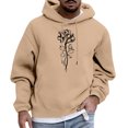 thumbnail image 1 of Gibobby Sudadera con capucha hombre Sudadera con Capucha y Logotipo de Peso Medio para Hombre cómodo suéter Sudadera con Capucha para Hombre(Caqui,M), 1 of 4