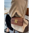 thumbnail image 4 of REMANLAN Women's Brown Chain Crossbody Bag with Gold Hardware Elegant Shoulder Purse for Party Evening Wear, 4 of 8