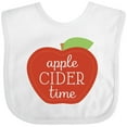 thumbnail image 3 of Inktastic Apple Cider Time Autumn Boys or Girls Baby Bib, 3 of 4