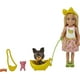 thumbnail image 1 of Barbie Chelsea Doll (Blonde) with Pet Puppy & Storytelling Accessories Including Pet Bed, Dog Treats & More, Toy for 3 Year Olds & Up Barbie -, 1 of 6