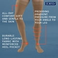 thumbnail image 5 of JOBST Relief 30-40 mmHg Compression Socks, Knee High, Closed Toe, Beige, X-Large Full Calf, 5 of 7