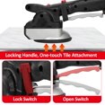 thumbnail image 4 of Riwcyla Handheld Tile Vibration Leveling Machine 12V Battery 16000r/min Tiler Vibrator Tool with 6 Adjustable Speed Suction Cup Lock Design for Floor Tile Wall, 4 of 6