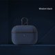 thumbnail image 4 of Reemplazo del protector de la caja del auricular de Bluetooth impermeable de nylon de la cubierta del auricular para Airpods Pro, azul Inevent EL001782-02, 4 of 7