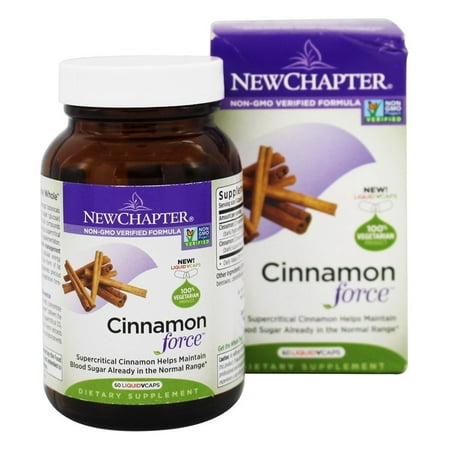 Force 60 Capsules - New Chapter - Cinnamon Force - 60 Vegetarian Capsules